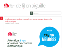 Tablet Screenshot of fil-en-aiguille.com